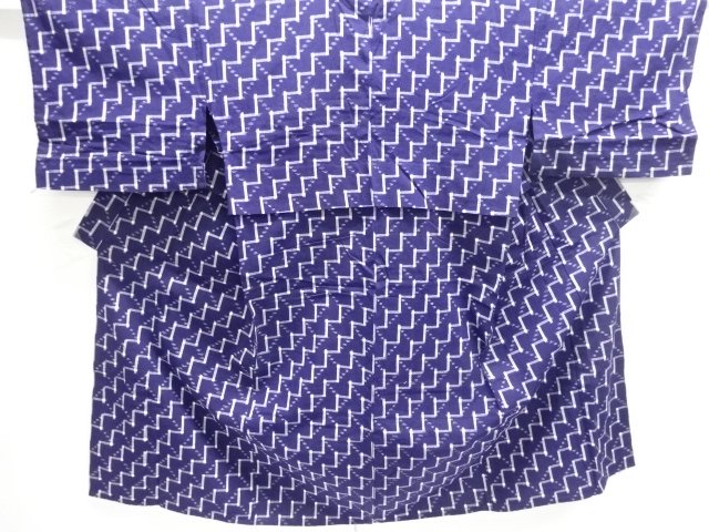 JAPANESE KIMONO / HITOE / WOVEN RYUKYU KASURI